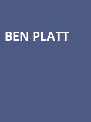 Ben Platt, Bass Concert Hall, Austin