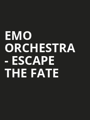 Emo Orchestra Escape the Fate, ACL Live At Moody Theater, Austin