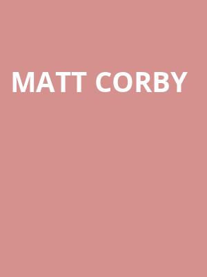Matt Corby Poster