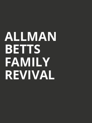 Allman Betts Family Revival, ACL Live At Moody Theater, Austin